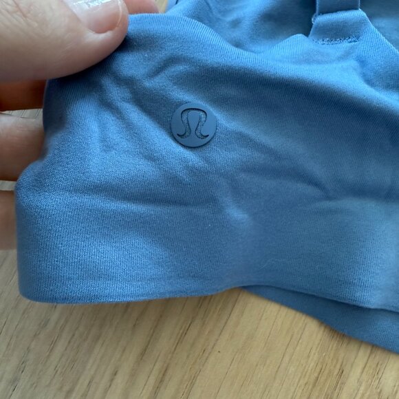 Lululemon Athletica |  Wundermost Nulu Bralette | Blue | Size 6 - Picture 4 of 5